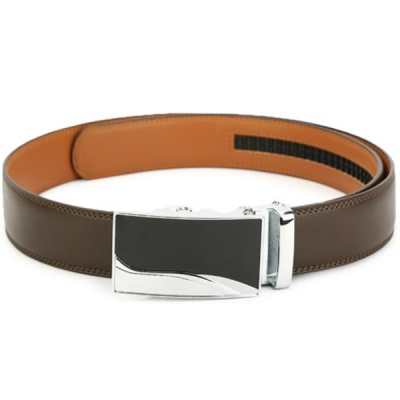 Men Brown Solid Belt