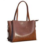 Large Capacity Croco Pattern Tote Bags For Womens