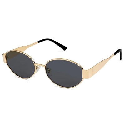 Retro Oval Sunglasses for Women