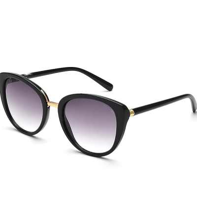 Women’s UV Protected Grey Alloy Metal Cat eye sunglass