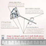 925 Silver Solitaire Stud Earring