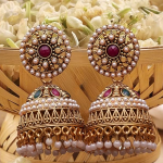 Traditional and Antique Pearl Jhumki Earring for women