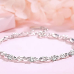 925 Silver-Plated Copper Bracelet for Women