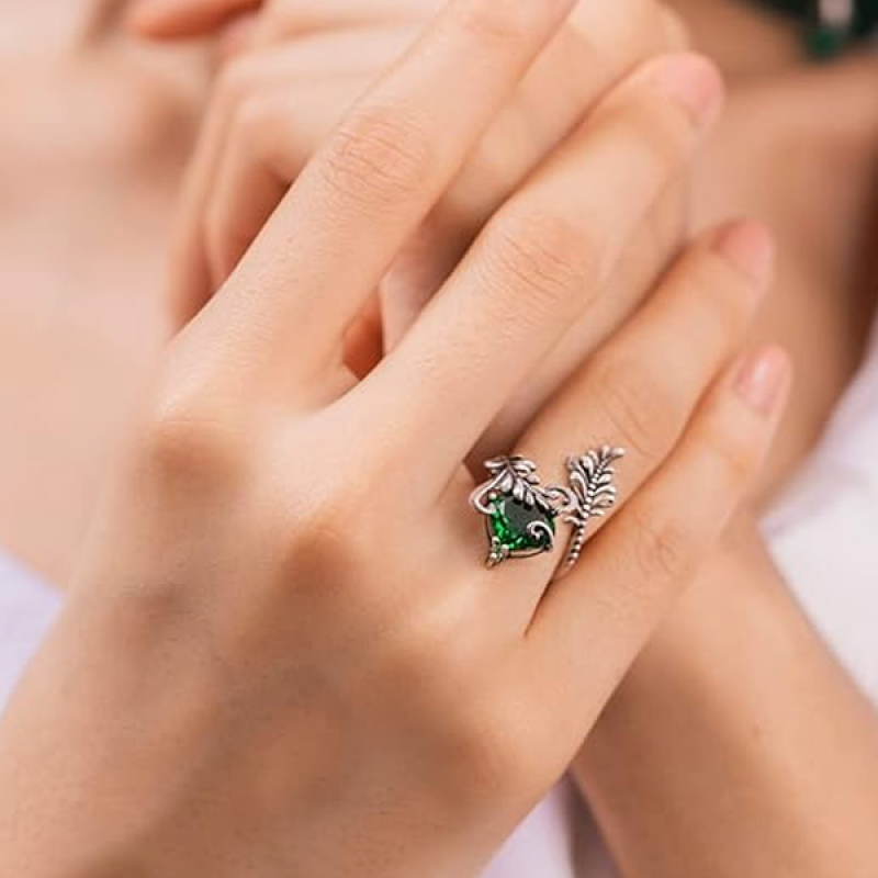 CaratLane Unclench Oxidized Adjustable Ring For Women in 925 Silver