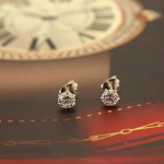 925 Silver Solitaire Stud Earring