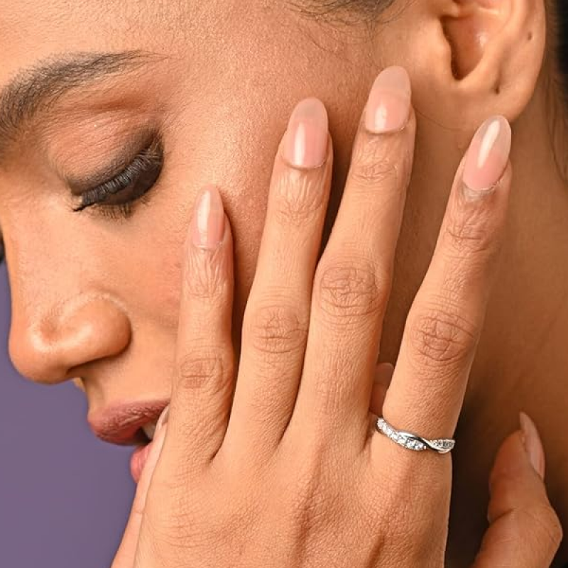 Pure 925 Sterling Silver Minimal Office wear Finger Ring with Adjustable Band