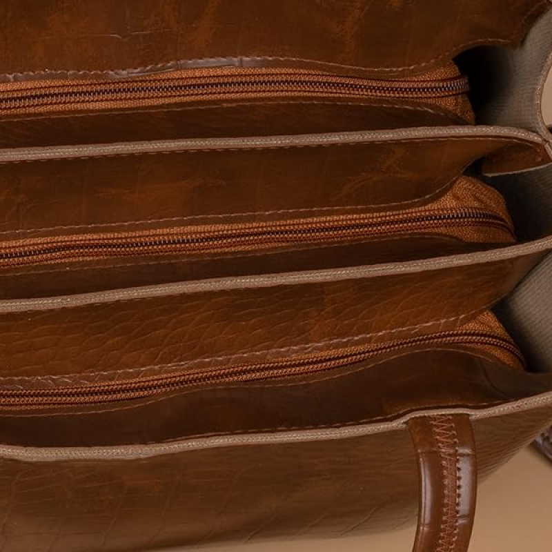 Large Capacity Croco Pattern Tote Bags For Womens