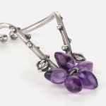 CaratLane Rebutia Bloom Adjustable Ring For Women in 925 Silver