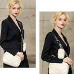 Women's Girls Cross Body Sling Bag with Pouch